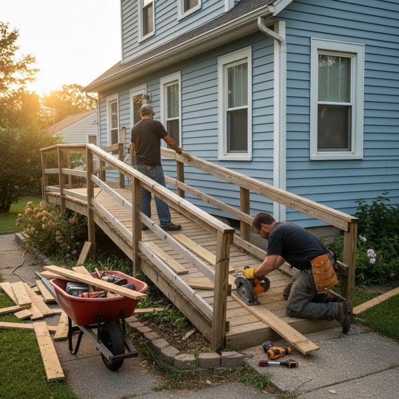 Wheelchair Ramp Construction in Wilmington, NC